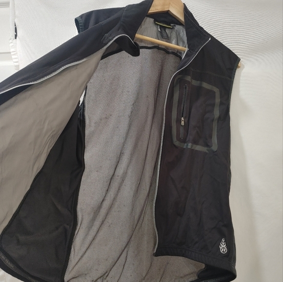 Novara Vented Cycling Vest Men's‎ Black Large Outdoor Athletic Workout Biking - Picture 4 of 8